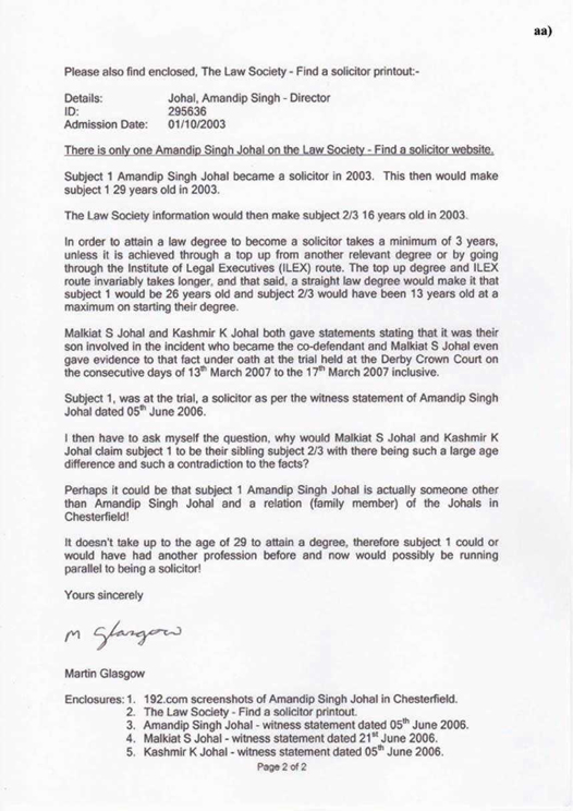 aa) Mr C Ambrose-Affray Appeal Page 2