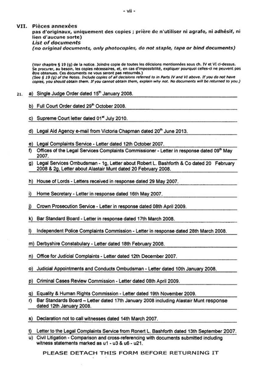 European Court of Human Rights Application Page 7