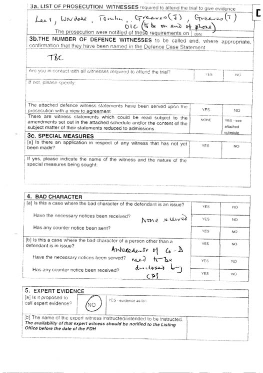 Defence Certificate of Readiness Plea and Directions Hearing Page 2