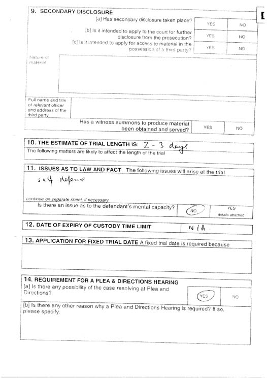 Defence Certificate of Readiness Plea and Directions Hearing Page 4