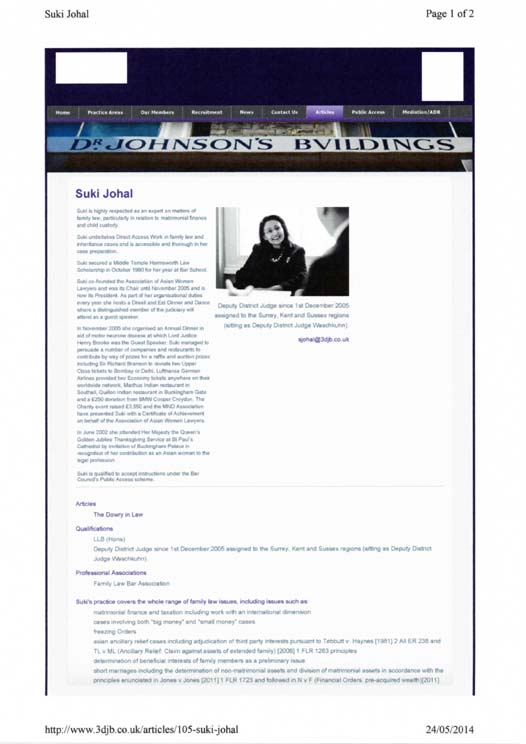 Dr Johnsons - Suki Johal page 1
