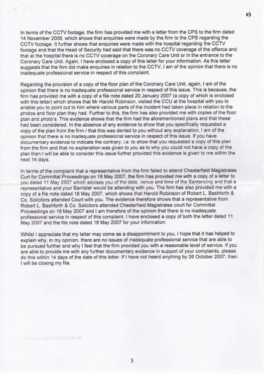 e) Legal Complaints Service Page 3