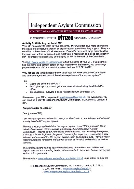 Independent Asylum Commission - Sir John Waite Page 4