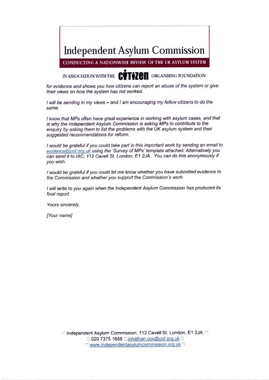 Independent Asylum Commission - Sir John Waite Page 5