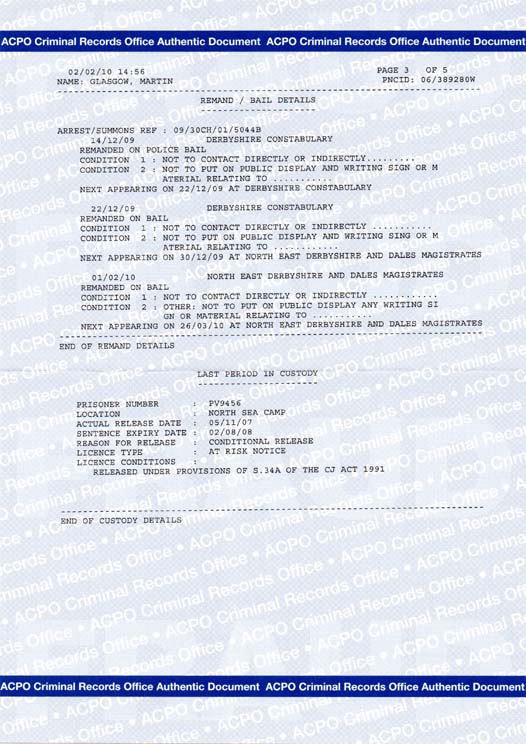Martin Glasgow Criminal Records Page 3