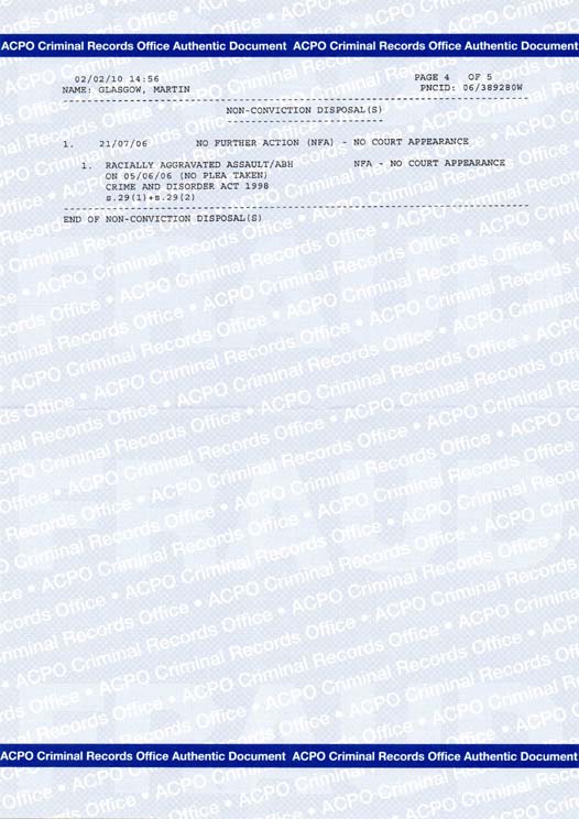 Martin Glasgow Criminal Records Page 4