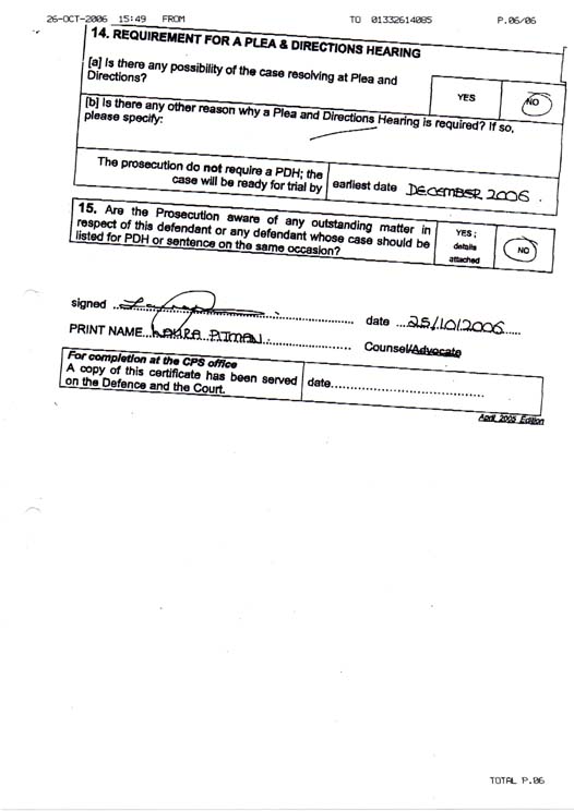 Prosecution Certificate of Readiness Plea and Directions Hearing Page 4