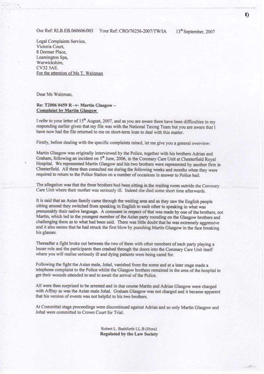 t) Legal Complaints Service from Ronert L Bashforth pdf