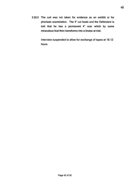u) Civil Litigation Comparison and Cross-Referencing Page 42