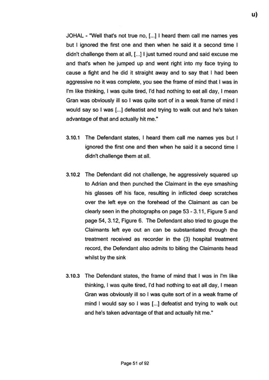 u) Civil Litigation Comparison and Cross-Referencing Page 51