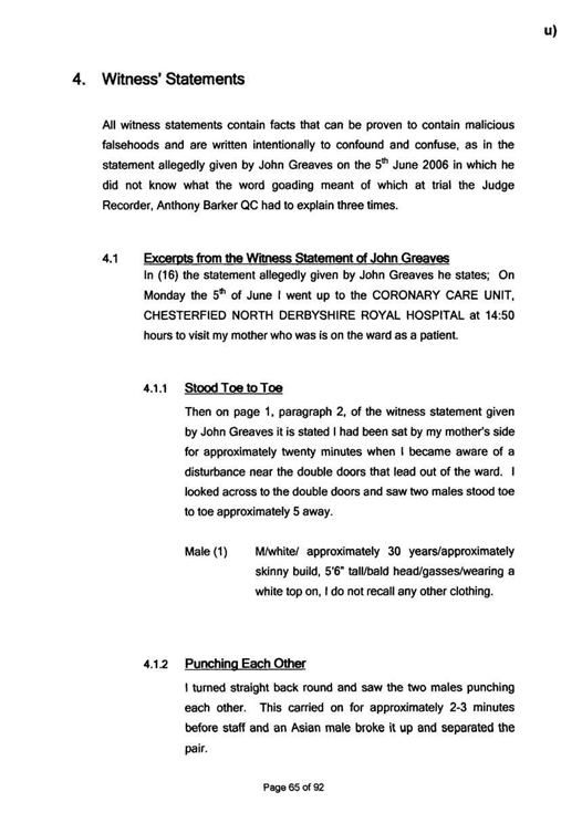 u) Civil Litigation Comparison and Cross-Referencing Page 65