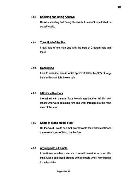 u) Civil Litigation Comparison and Cross-Referencing Page 82