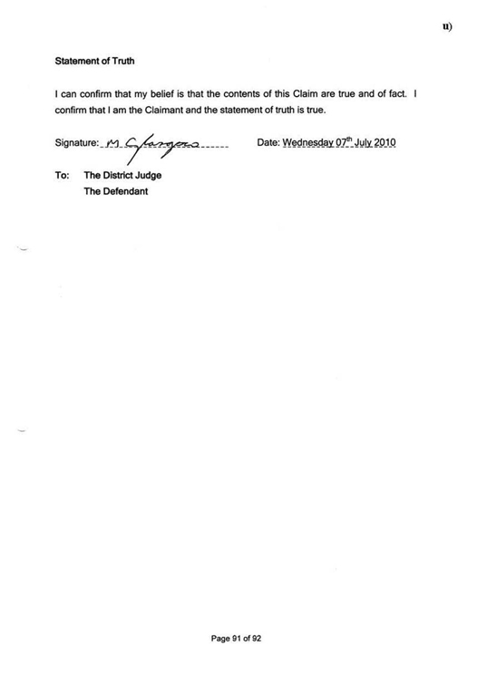 u) Civil Litigation Comparison and Cross-Referencing Page 91