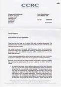 u18) CCRC Letter Dated 8 April 2009 pdf