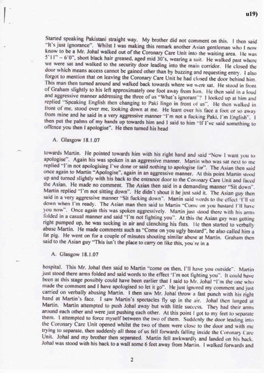 u19) Witness Statement of Adrian Glasgow Page 2