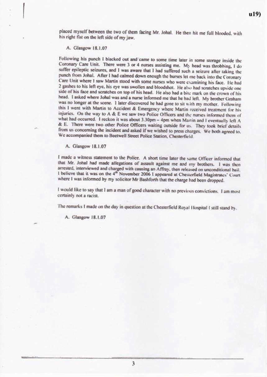 u19) Witness Statement of Adrian Glasgow Page 3