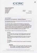 u8) CCRC Letter Dated 16th January 2009 pdf