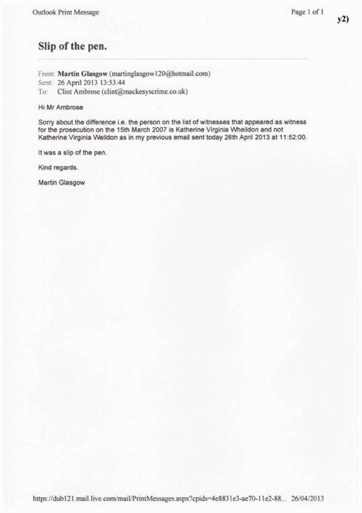 y2) Slip of the Pen E-mail